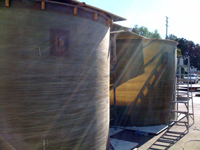 Fiberglass tanks